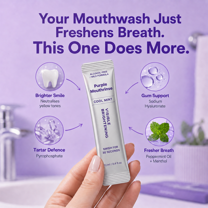 Purple Mouthwash Sachets 20 Pack