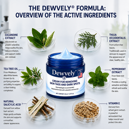 Dewvely® 7-𝐃𝐚𝐲 𝐒𝐤𝐢𝐧 𝐓𝐚𝐠 & 𝐒𝐩𝐨𝐭 𝐄𝐫𝐚𝐬𝐞𝐫 𝐂𝐫𝐞𝐚𝐦 (Pain-Free, Scar-Free Formula)