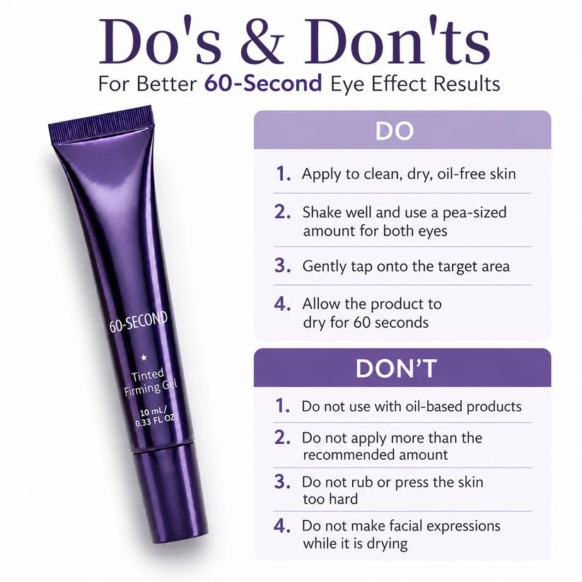 Dewvely 60-Second Eye Effects-smooths puffiness-fine lines-Refreshes tired eye