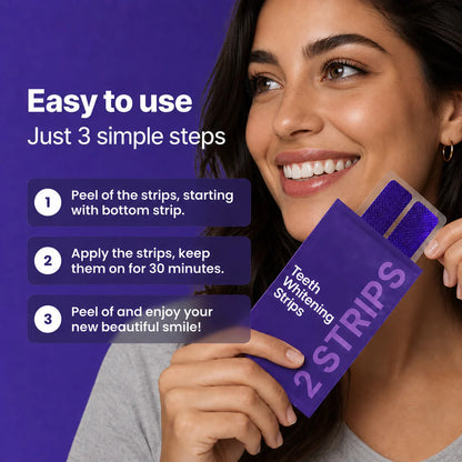 Dewvely Purple Teeth Whitening Strips