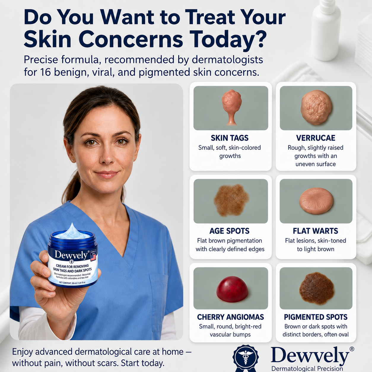 Dewvely® 7-𝐃𝐚𝐲 𝐒𝐤𝐢𝐧 𝐓𝐚𝐠 & 𝐒𝐩𝐨𝐭 𝐄𝐫𝐚𝐬𝐞𝐫 𝐂𝐫𝐞𝐚𝐦 (Pain-Free, Scar-Free Formula)