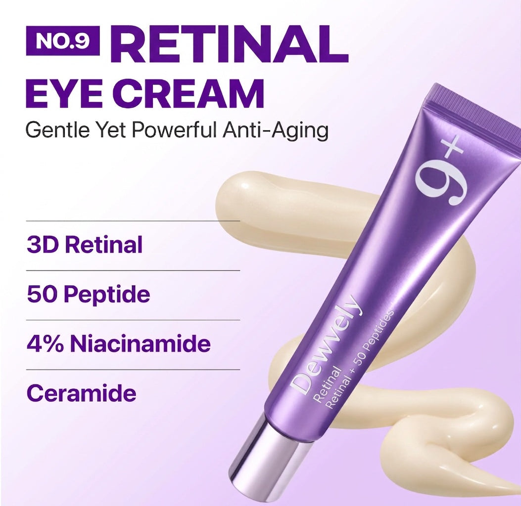 Dewvely  Eye Cream  Anti-Aging Treatment for Wrinkles, Fine Lines, Dark Circles & Dark Spots  Face to Body, Skin Longevity