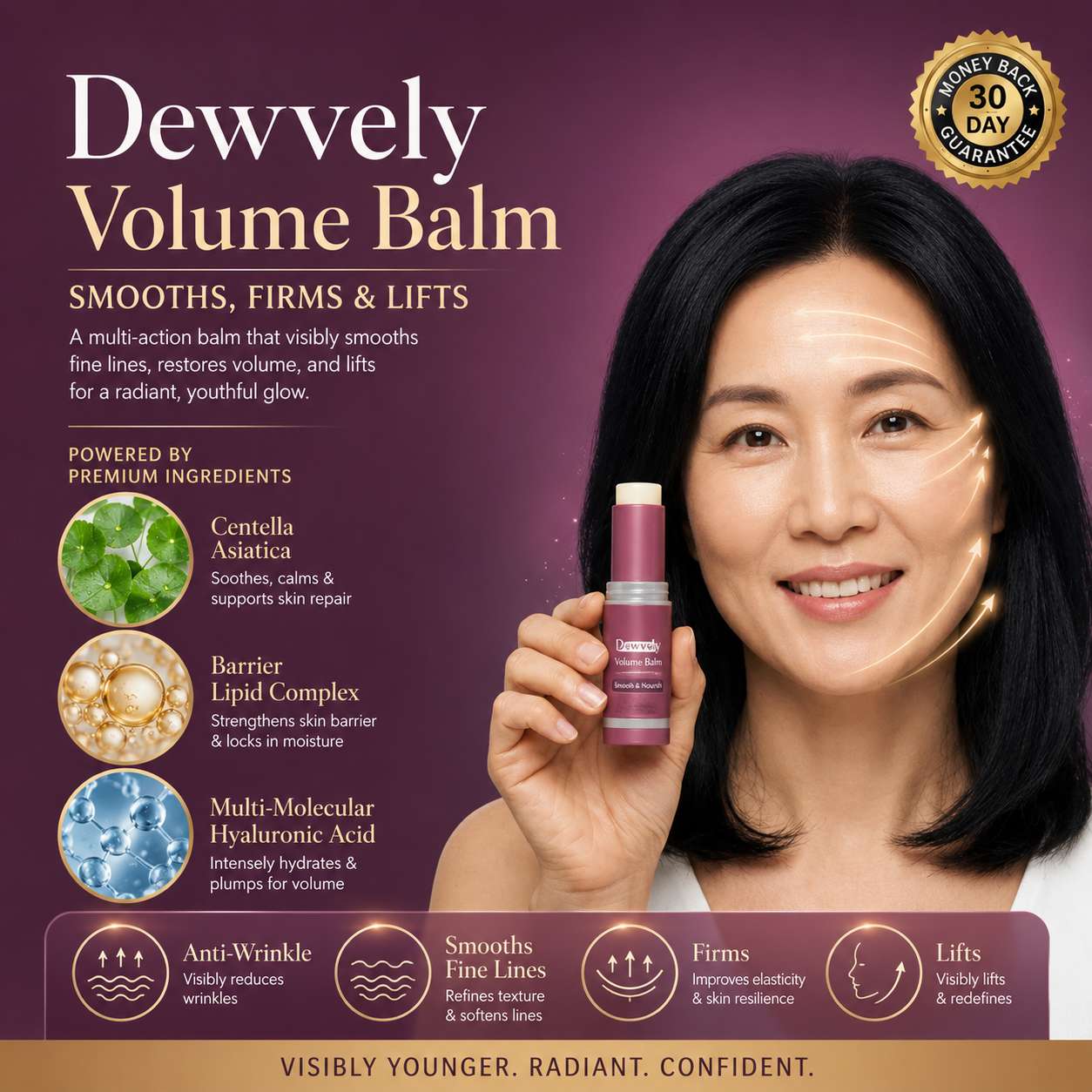 Anti Aging-Lifts Skin-Smooths Wrinkles-Beauty Balm