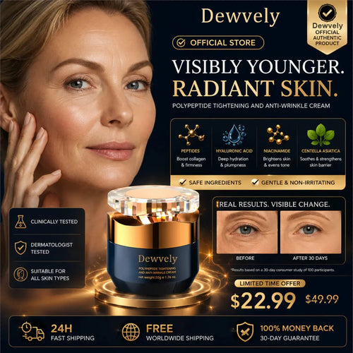 Dewvely Anti-Wrinkle Face Cream-smoother fine lines and wrinkles-improved skin hydration and elasticity