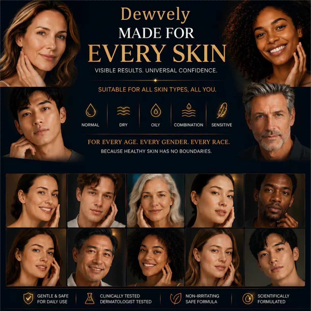 Dewvely Anti-Wrinkle Face Cream-smoother fine lines and wrinkles-improved skin hydration and elasticity