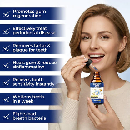 Dewvely BeeTakt Oral Repair Solution-sensitive teeth-Removes stubborn plaque and deep stains-Eliminates 99.9% of harmful bacteria