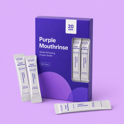 Purple Mouthwash Sachets 20 Pack