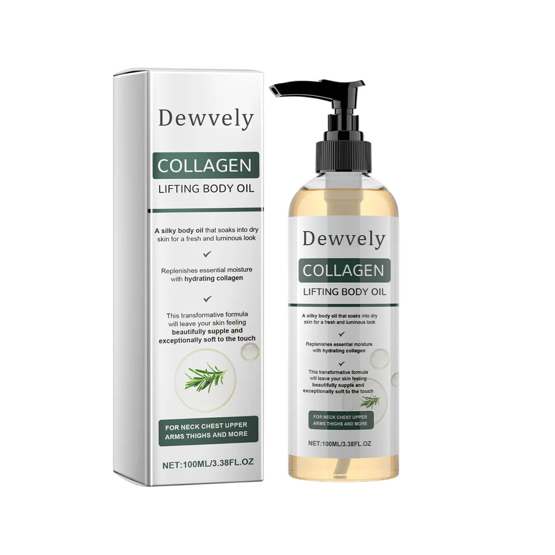 Dewvely Collagen Oil | Tightens and lifts sagging skin by 98% within 24 hours