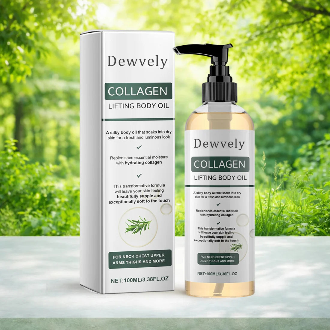 Dewvely Collagen Oil | Tightens and lifts sagging skin by 98% within 24 hours
