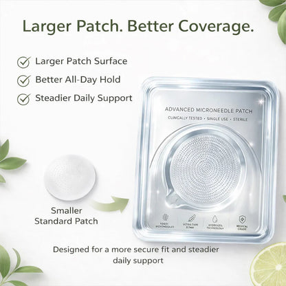 Dewvely-Moringa · Berberine × 10-in-1 Advanced Nano Microneedle Patch