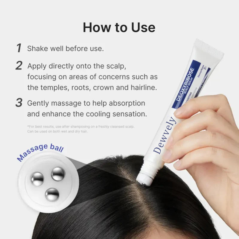 Dewvely Deoxyribose Scalp Serum | Korean Hair Care